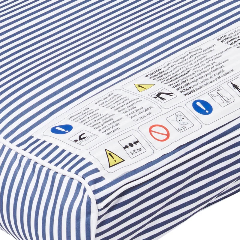 Sunnylife Luxe Lie-On Lounger - Navy Stripe
