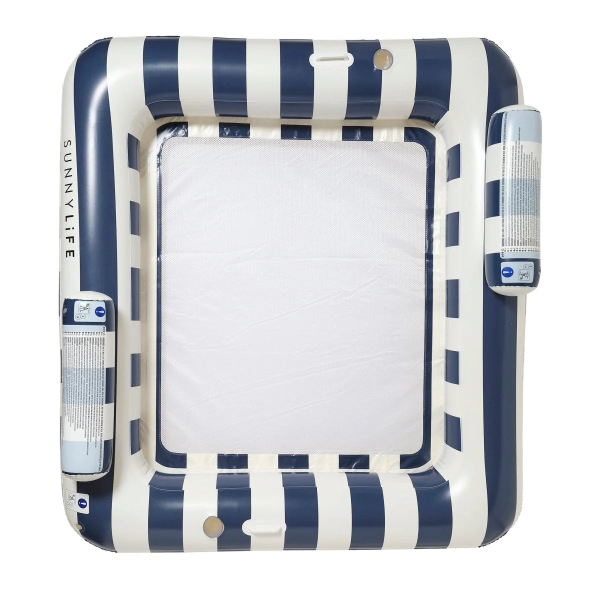 Sunnylife Luxe Twin Hammock Float - Le Weekend -Navy Stripe
