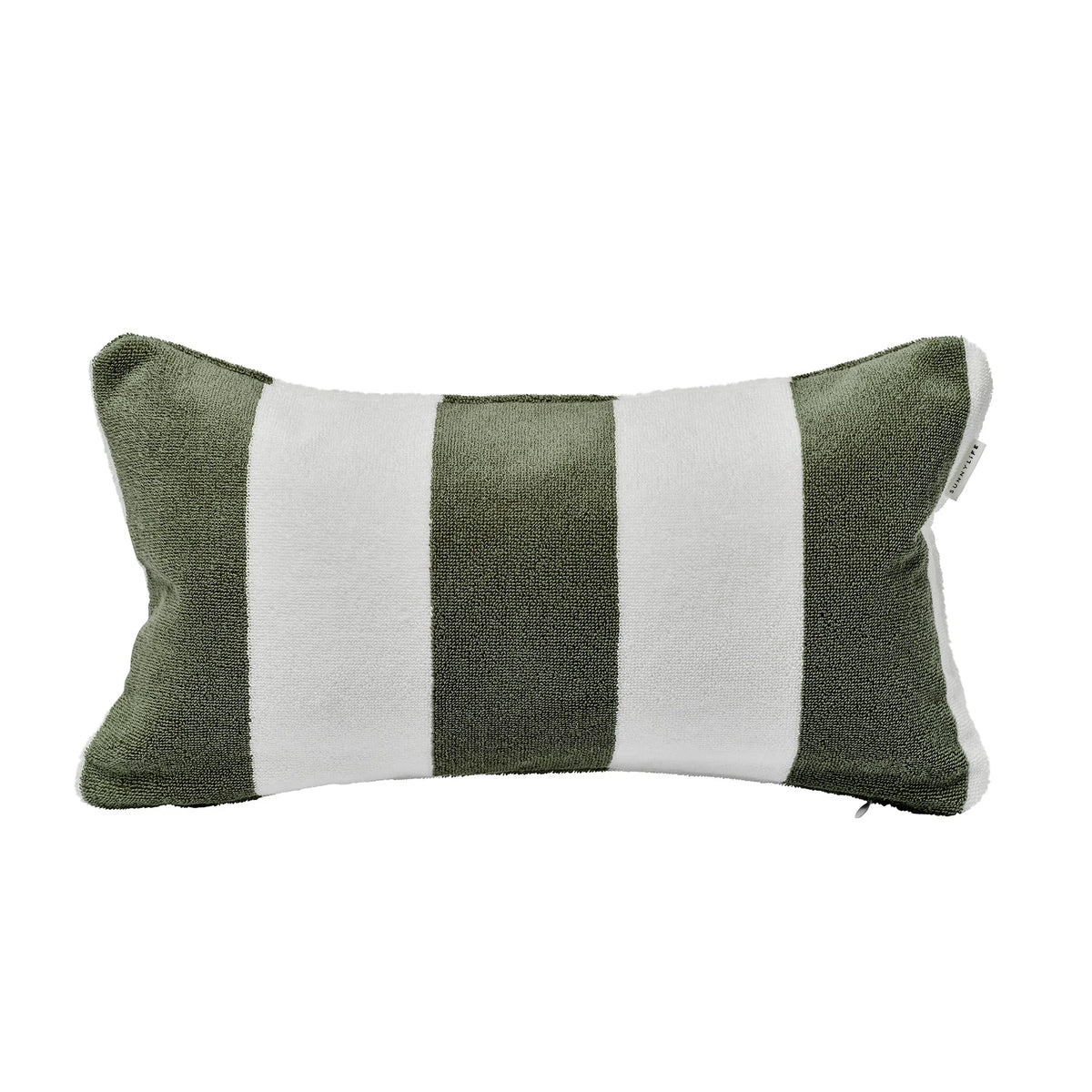 Sunnylife Beach Pillow - Olive Stripe