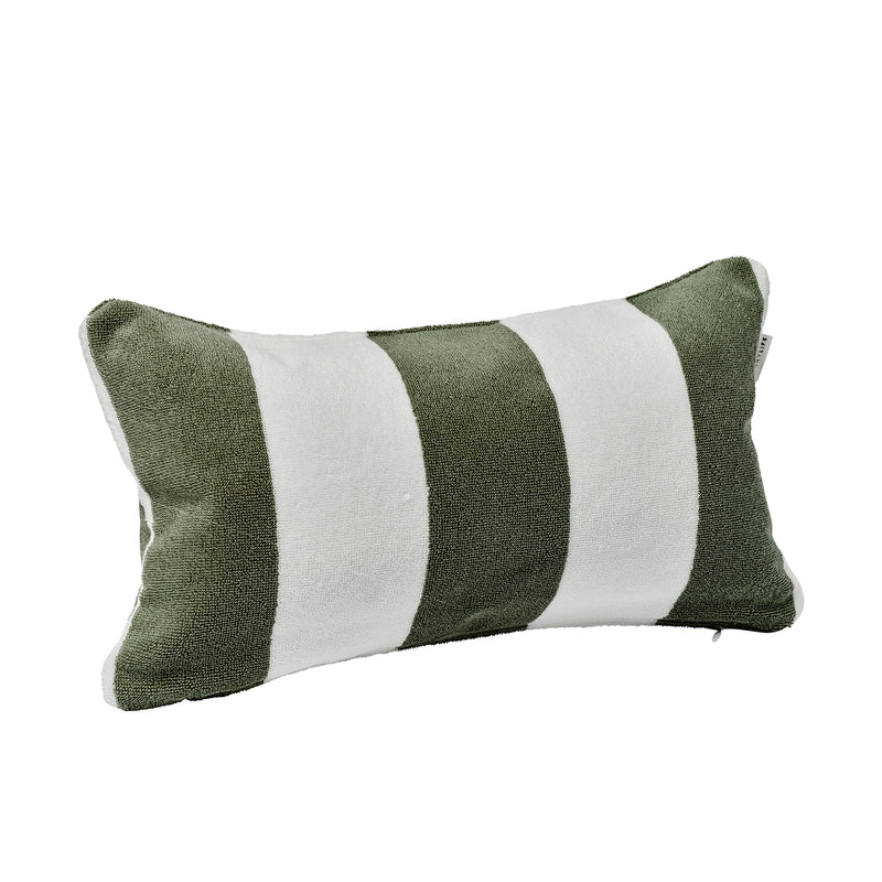 Sunnylife Beach Pillow - Olive Stripe