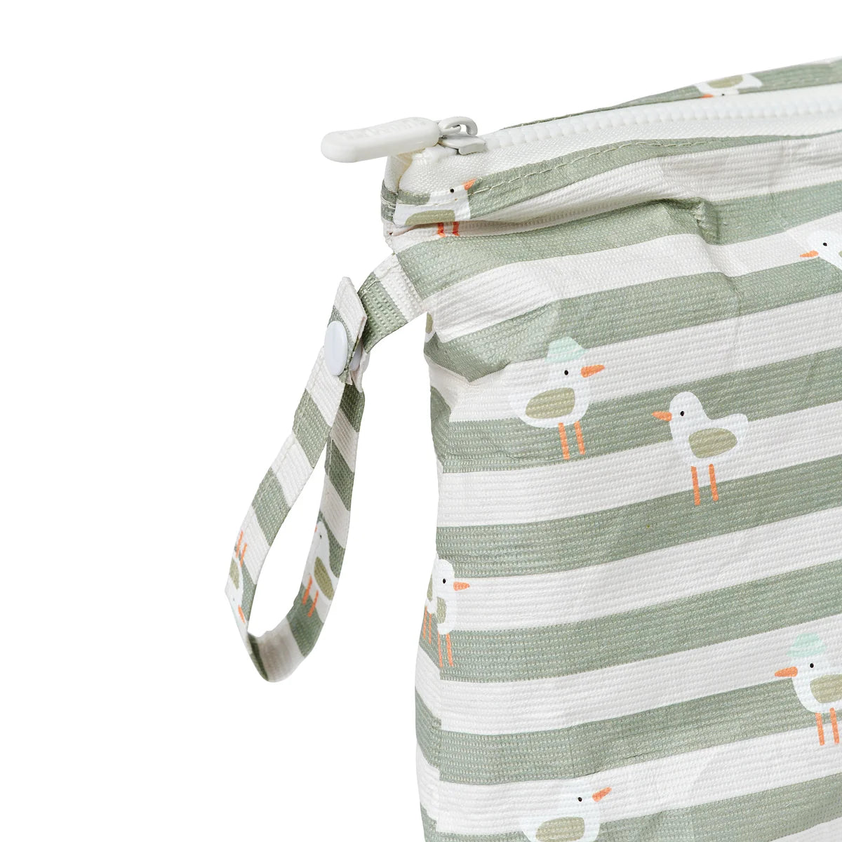 Sunnylife Kids Wet Bag - Sammy the Seagull - Green Stripe
