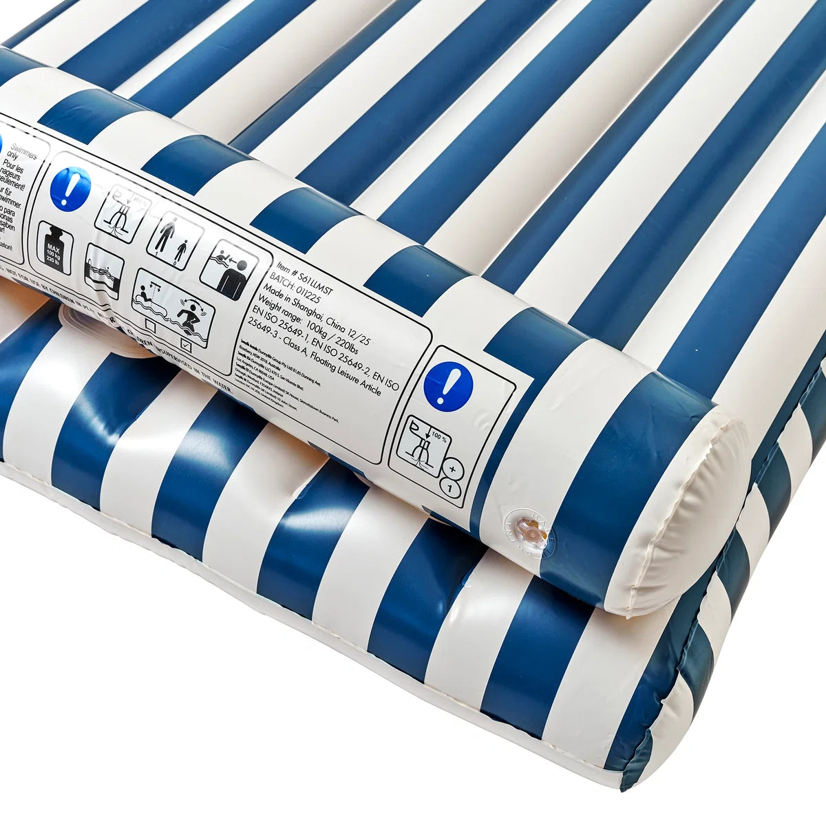Sunnylife Luxe Lilo - Marine Stripe