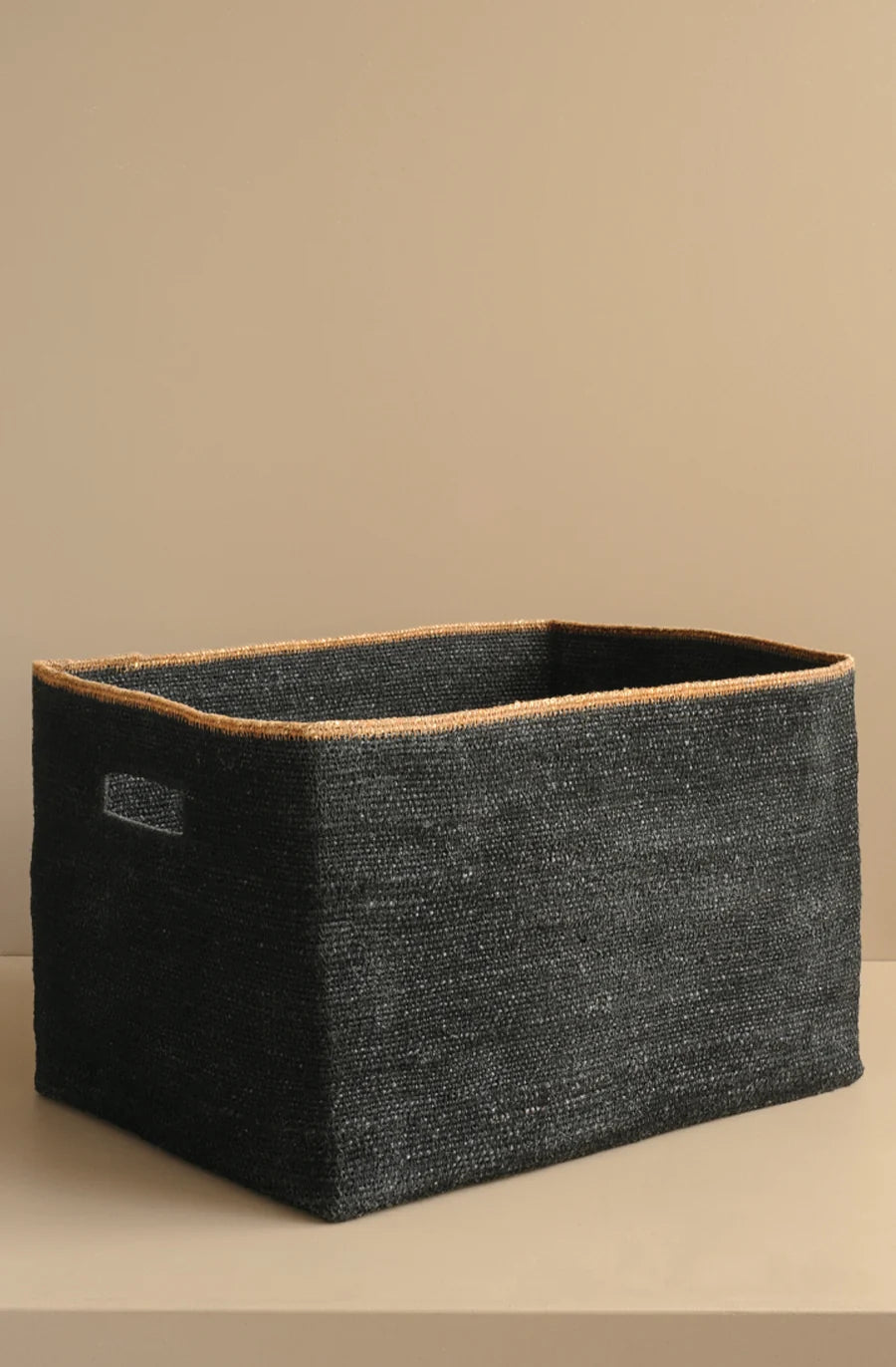 Bianca Lorenne Scatola Black Basket - Large