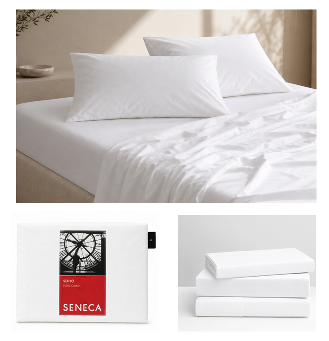 Seneca Soho Pillowcases - White