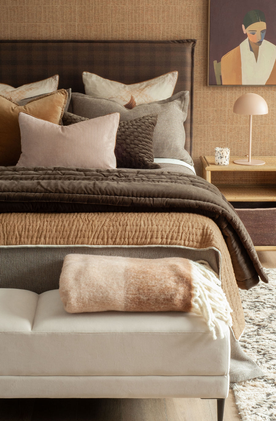 Appetto Nutmeg Coverlet