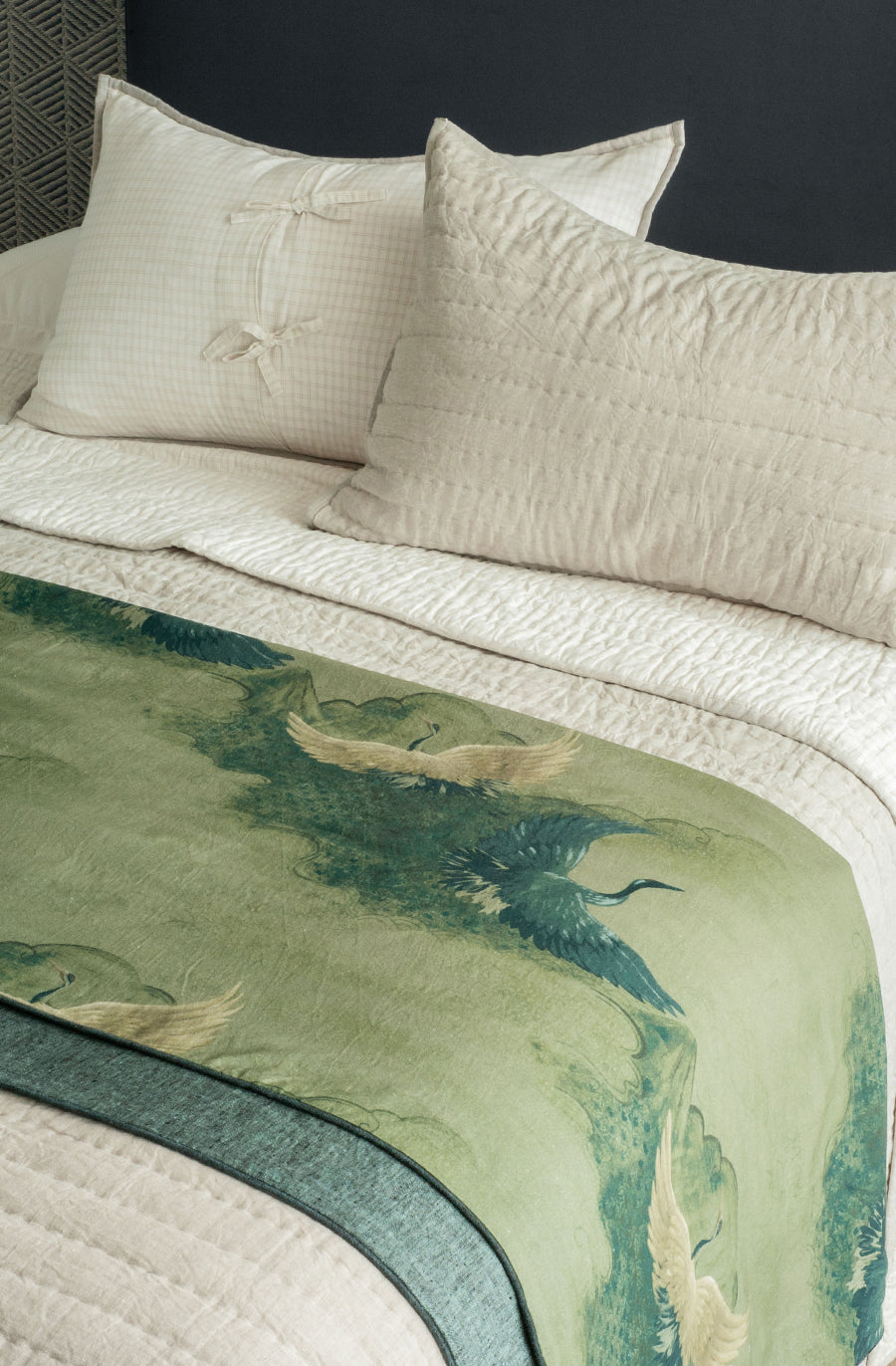 Misaka Oatmeal Bedspread