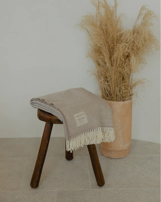 Weave Divinely Soft & Lightweight Harris Natural Throw
