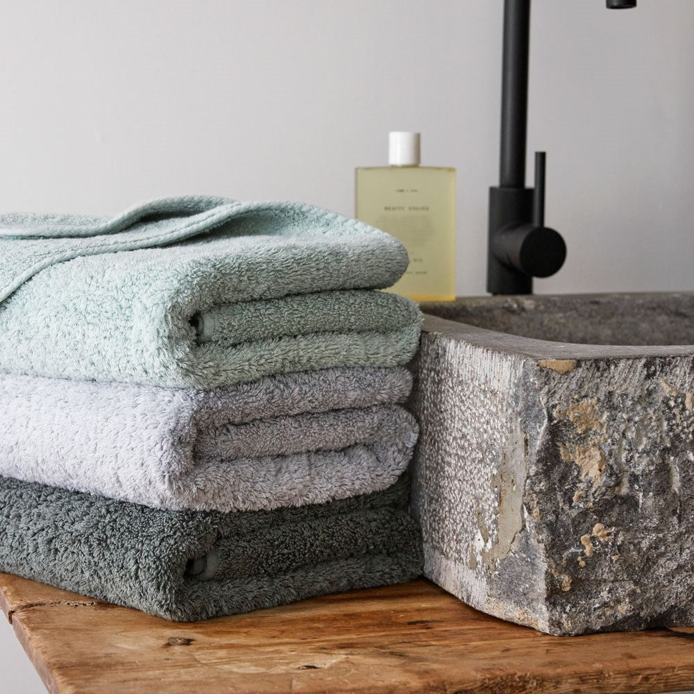 Super Pile Cotton Bath Towel - Seafoam