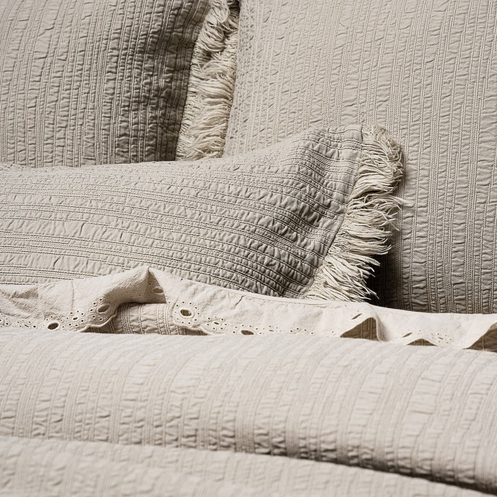 Portuguese AMBIENCE Cotton Blanket - Natural