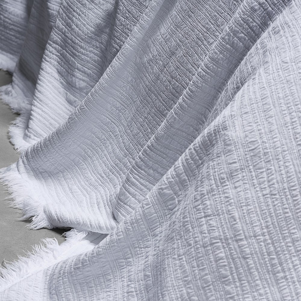 Portuguese AMBIENCE Cotton Blanket - White