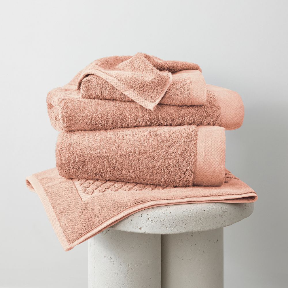 Baksana Bamboo Towel Range - Cameo Rose