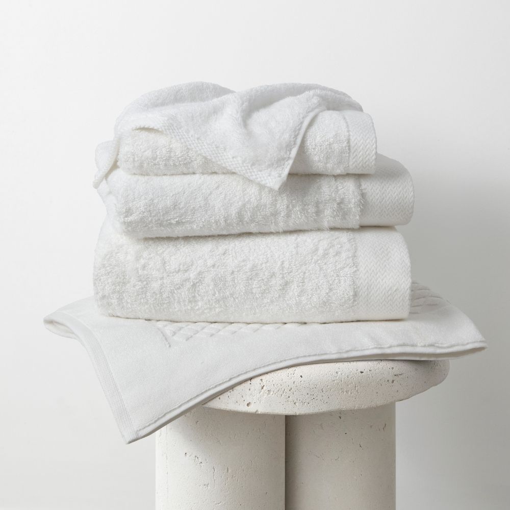 Baksana Bamboo Towel Range - White
