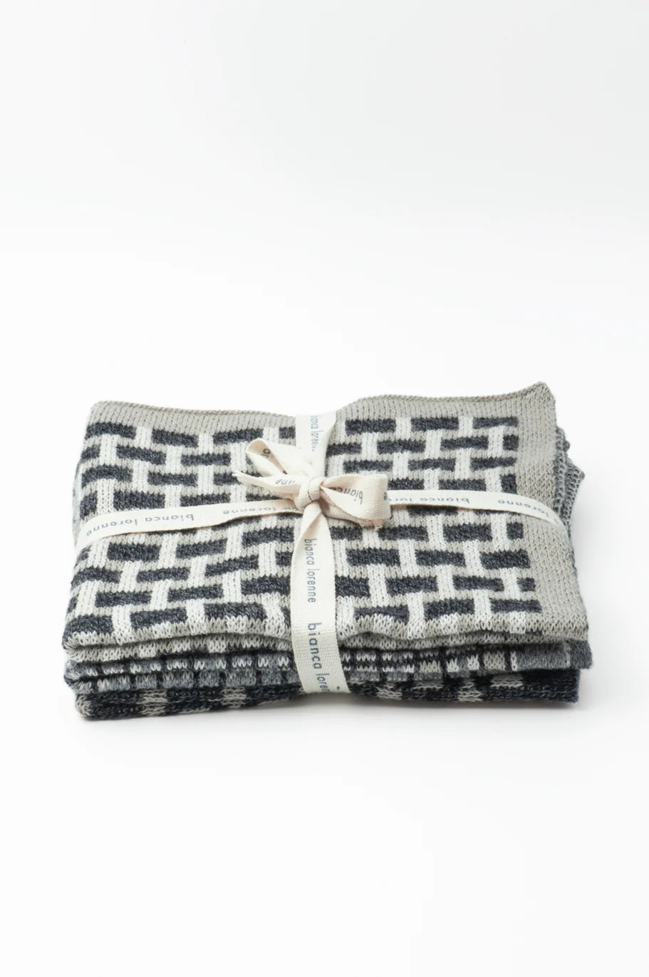 Bianca Lorenne Basento Graphite Washcloths - Set of Three