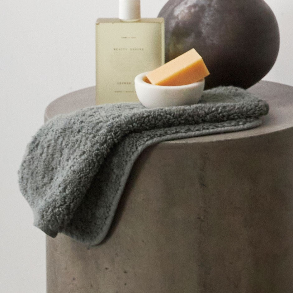 Super Pile Cotton Face Cloth - Cedar