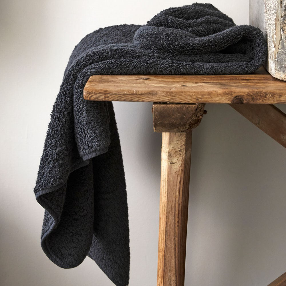 Super Pile Cotton Bath Sheet - Coal