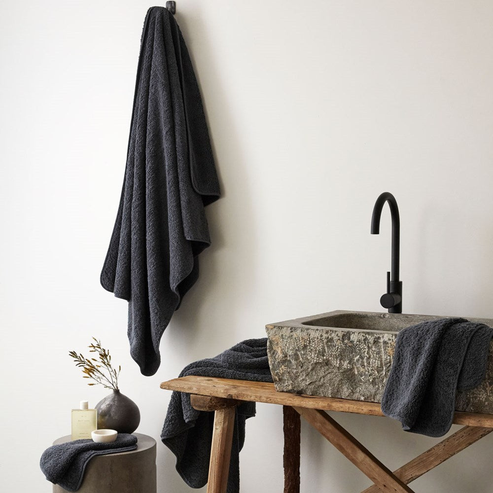 Super Pile Cotton Bathmat - Coal