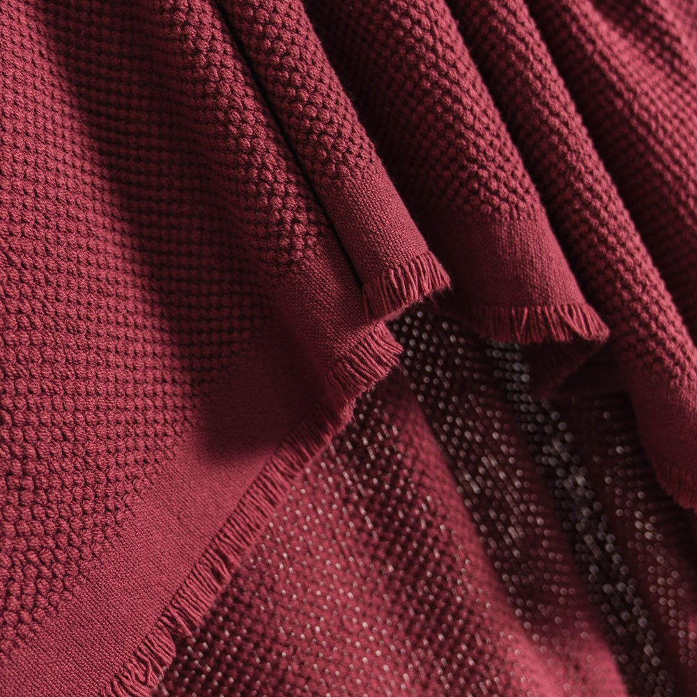 Portuguese Cute Cotton Throw - Sherry