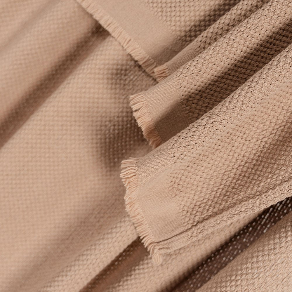 Portuguese Cute Cotton Throw - Bisque