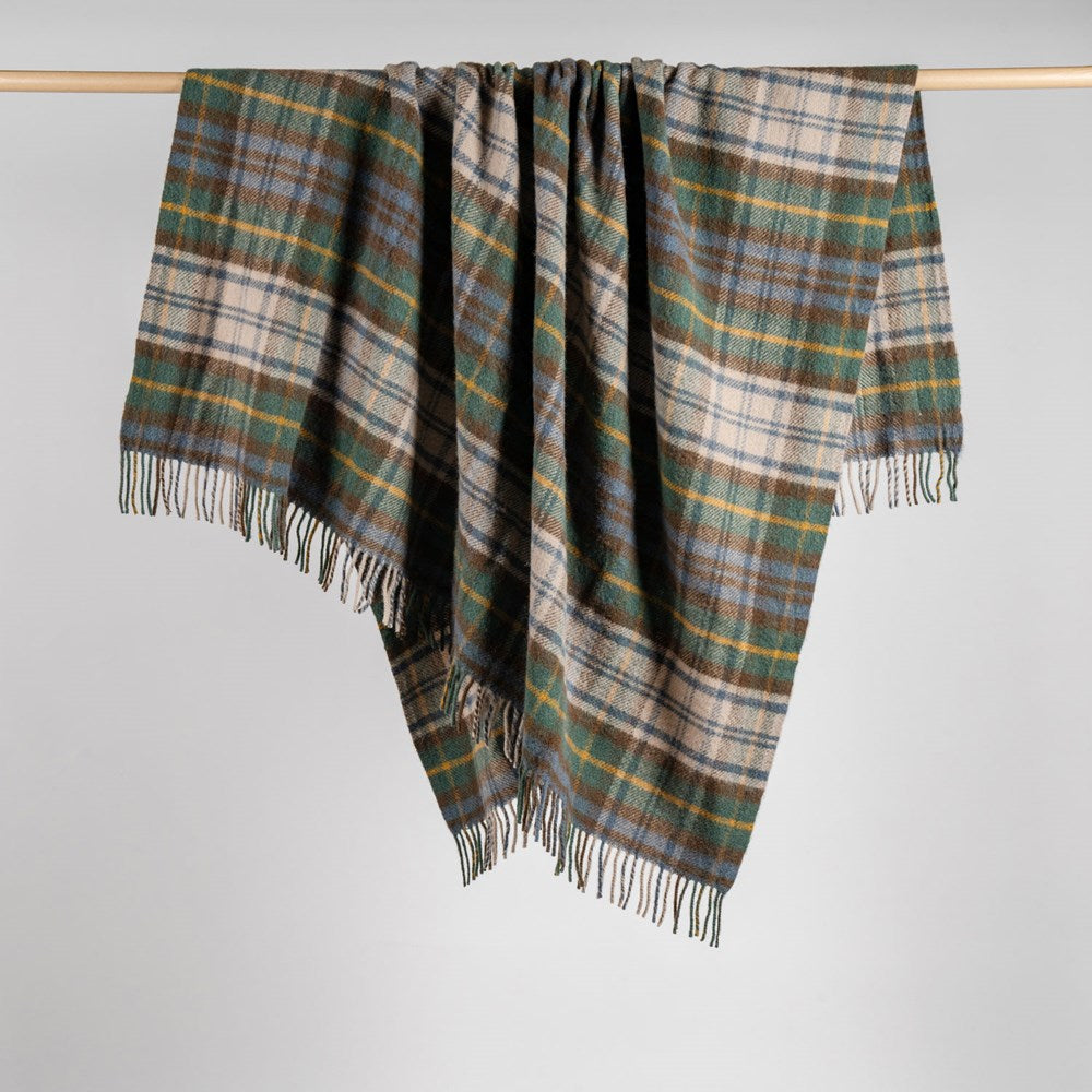 Tartan NZ Wool Throw - Antique Dress
