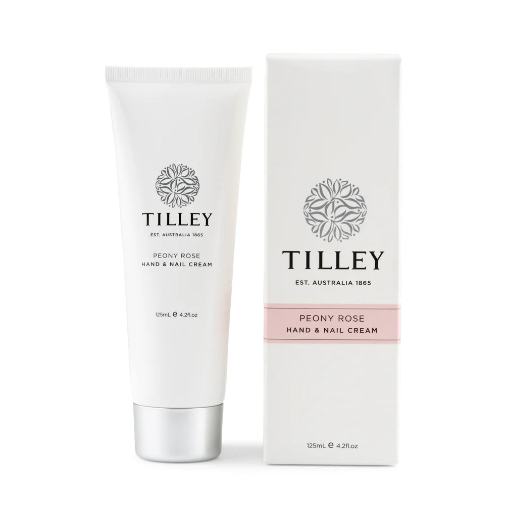 Tilley Peony Rose Deluxe Hand & Nail Cream 125mL