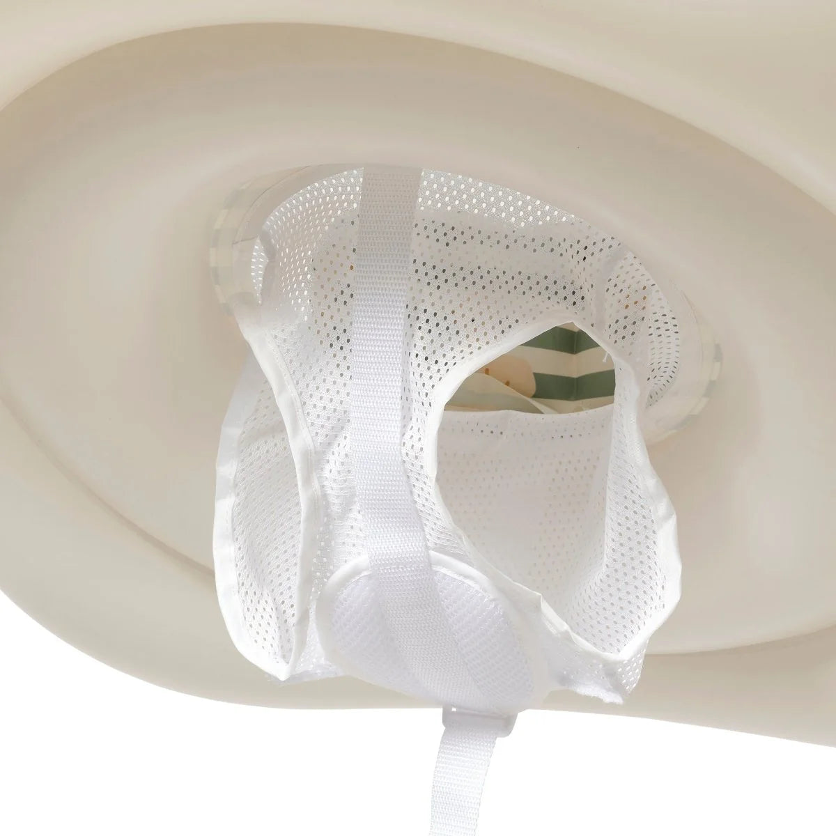 Sunnylife: Interactive Baby Float Duck Sage Stripe