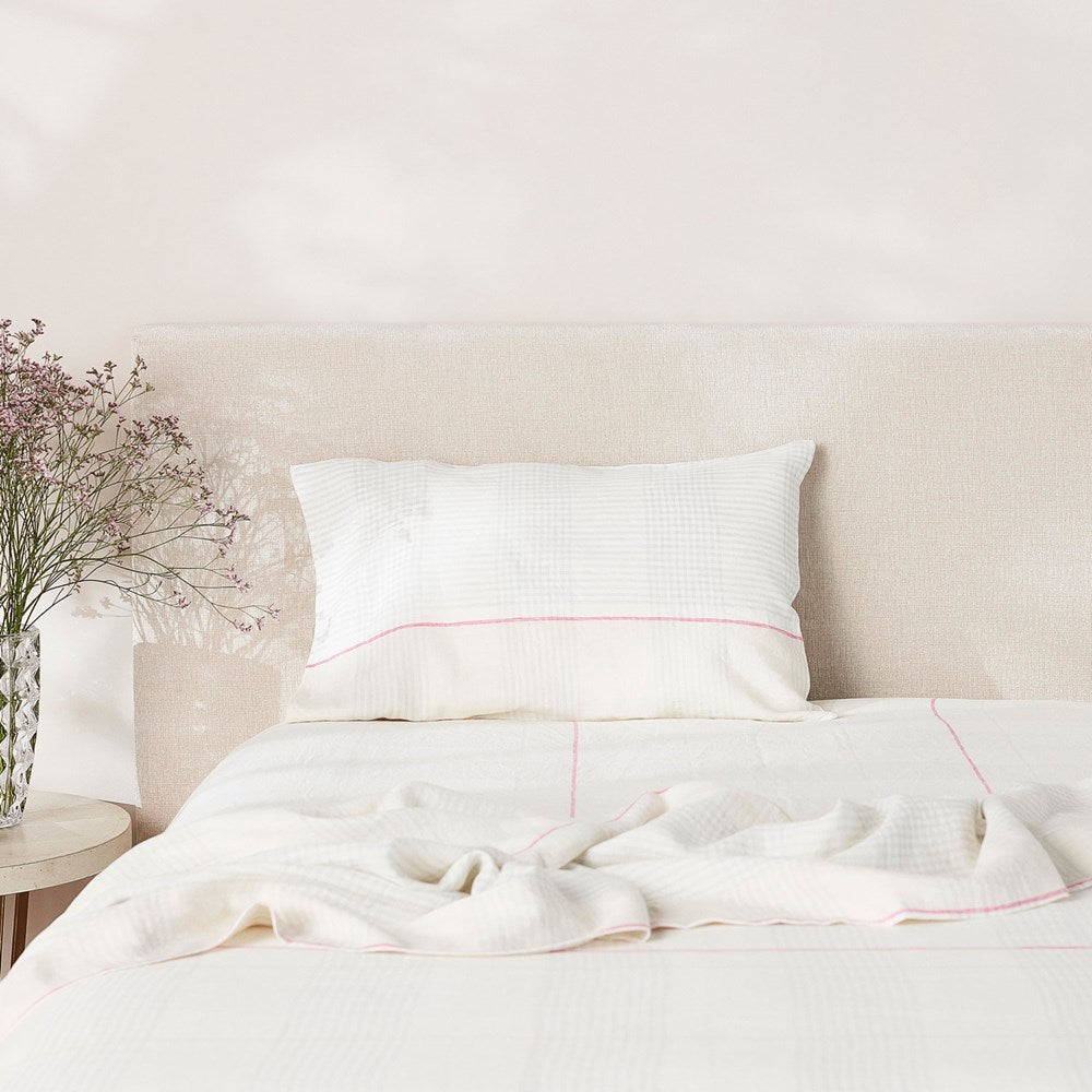 Pure Linen Pillowcase - Maeve Yarn Dyed