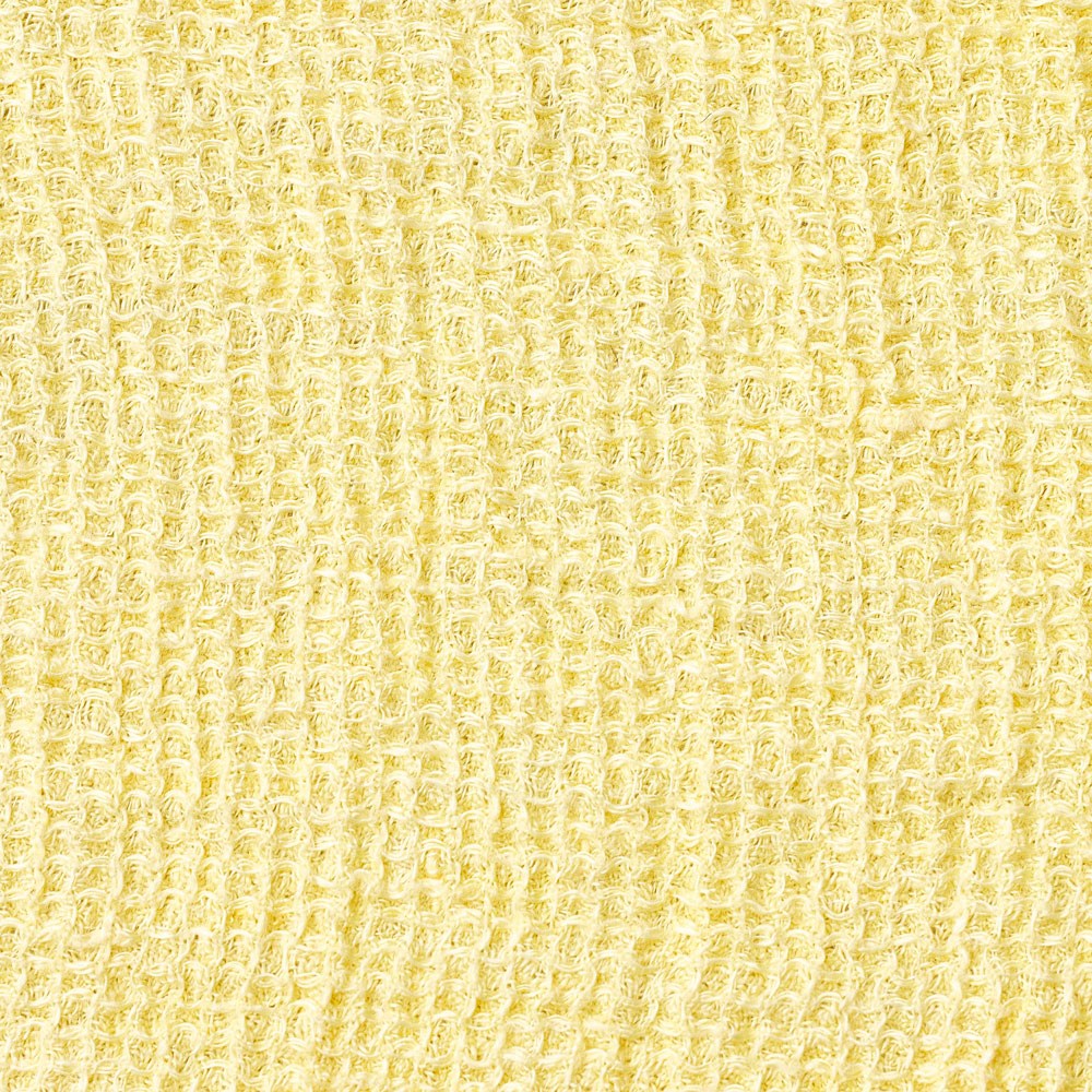 Stone Wash Linen Waffle Hand Towel - Banana