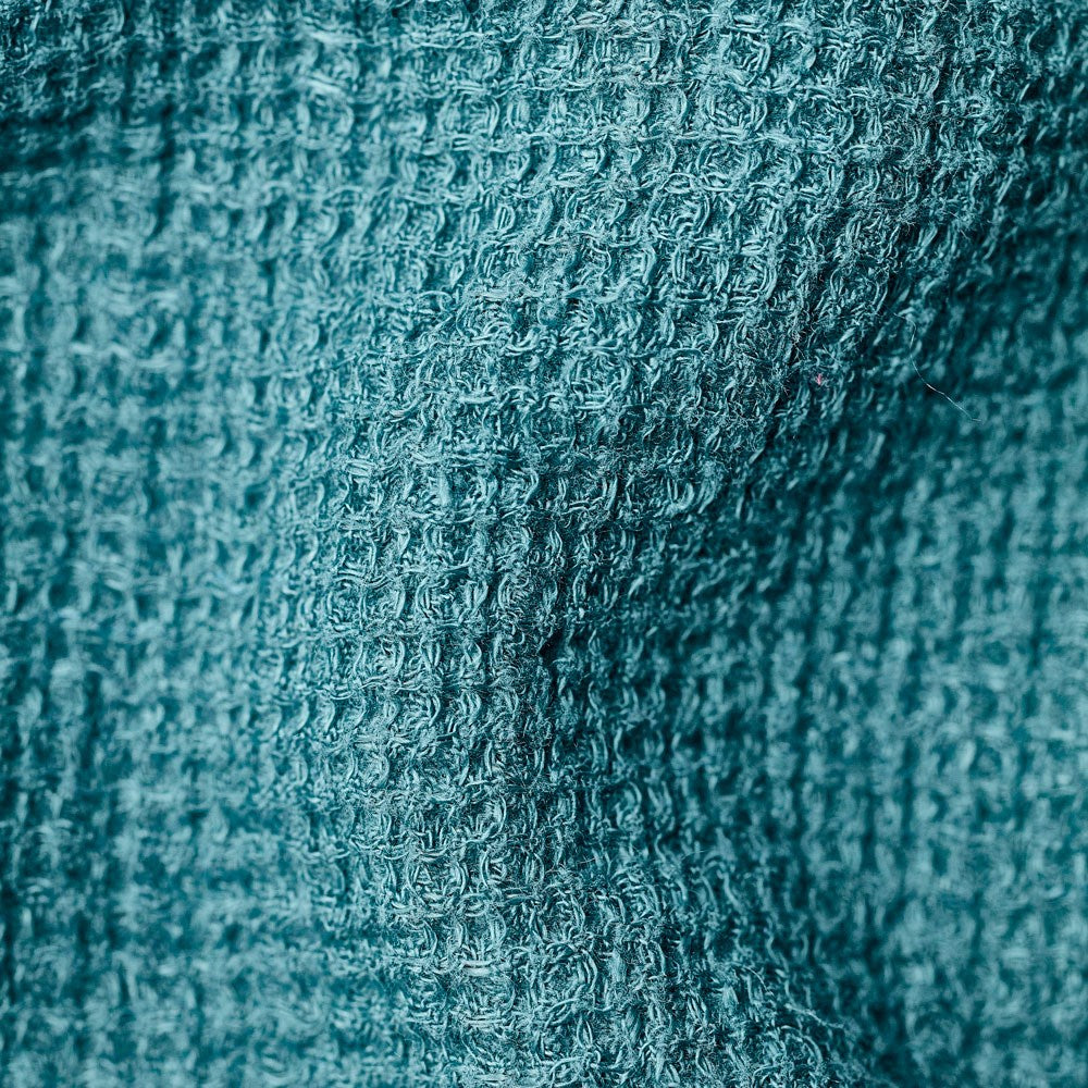 Stone Wash Linen Waffle Hand Towel -Mineral