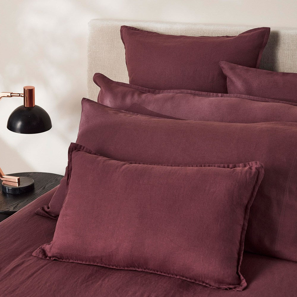 Pure Linen Pillowcase - Port