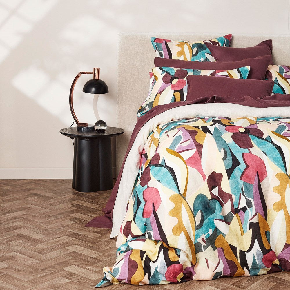 Pure Linen Duvet Cover Set - Moore