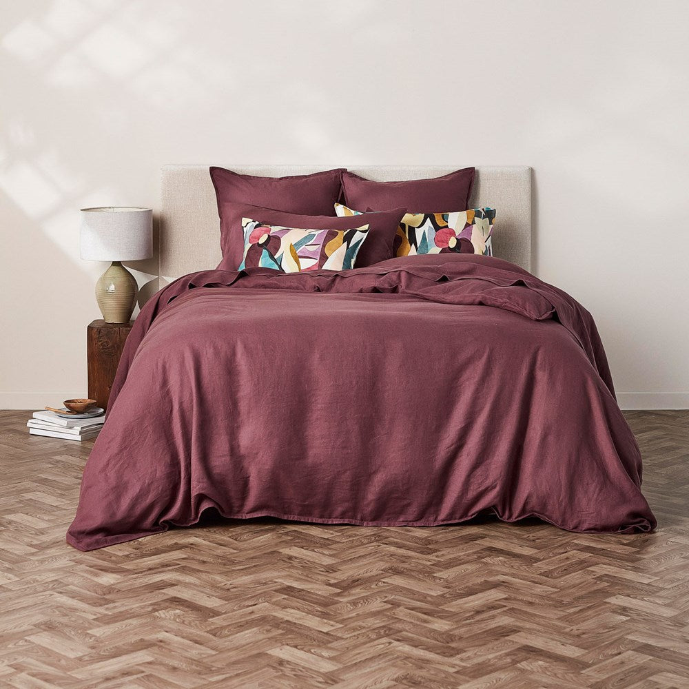 Pure Linen Duvet Cover Set - Port