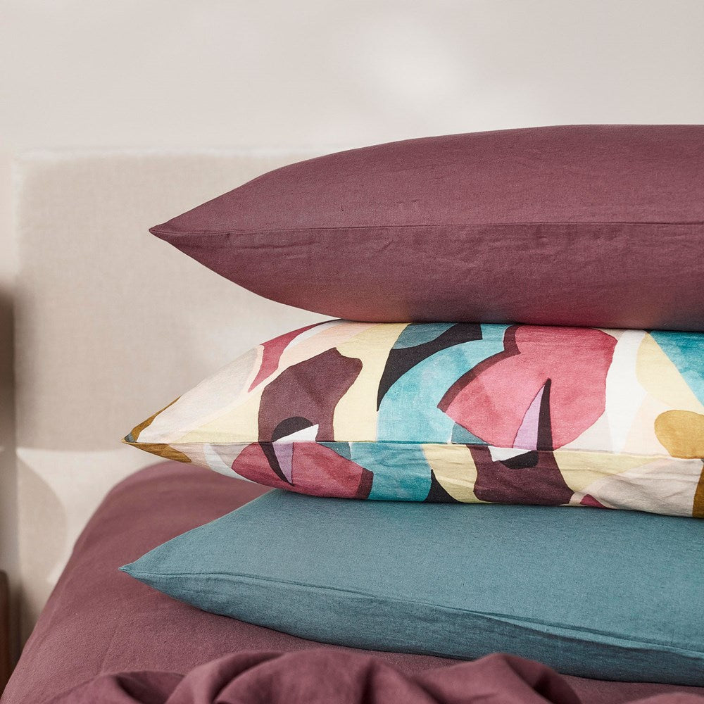 Pure Linen Pillowcase - Moore