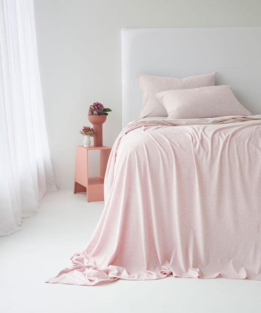 Cotton Jersey Flat Sheet - Cameo