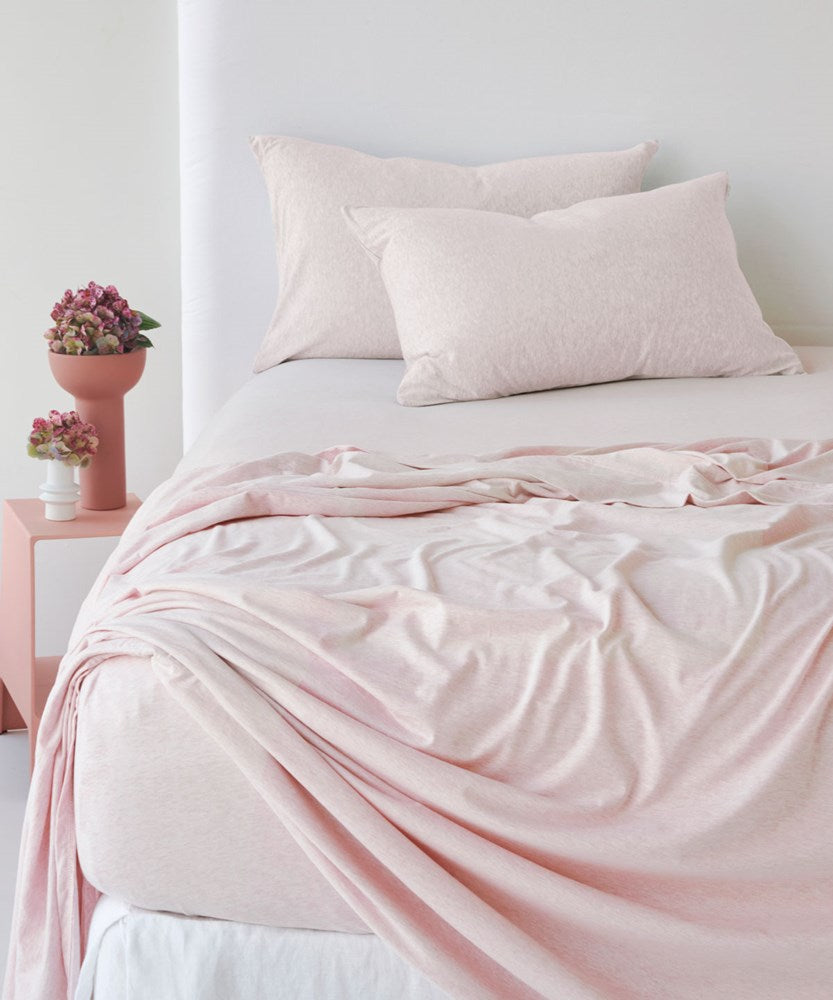 Cotton Jersey Duvet Cover - Cameo