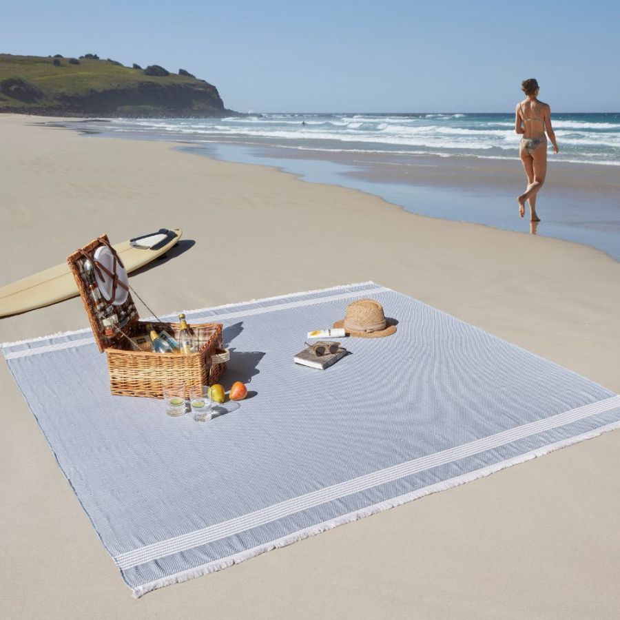 Baksana Hampton Beach Blanket - Green
