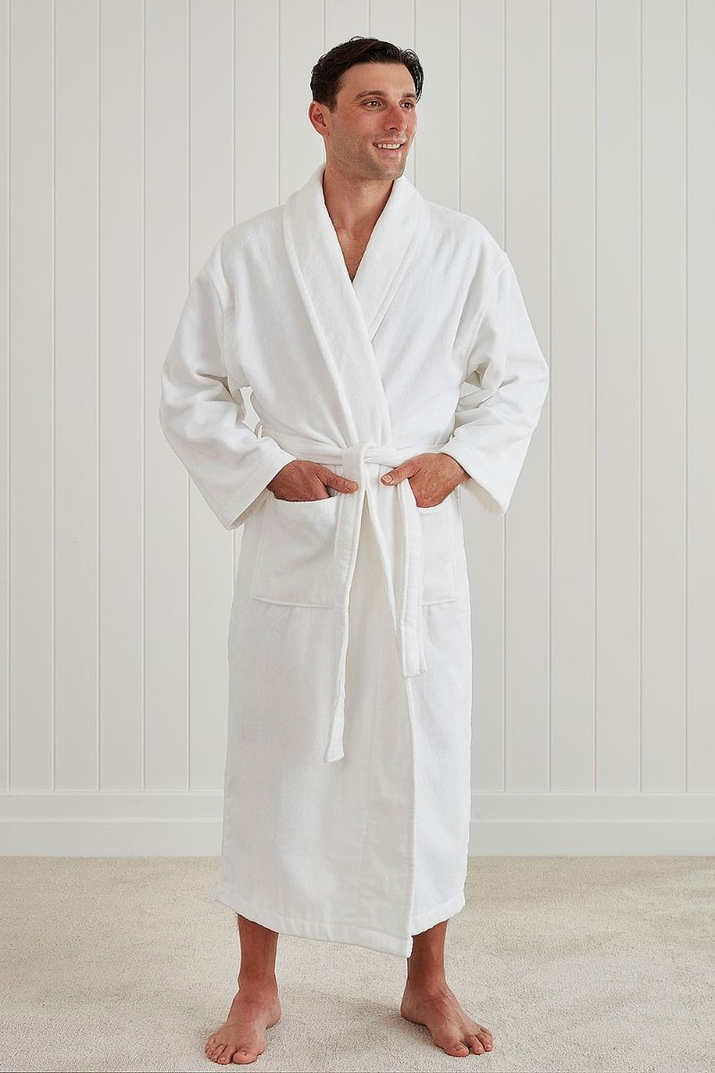 Baksana Hotel Velour Robe - 100% Cotton