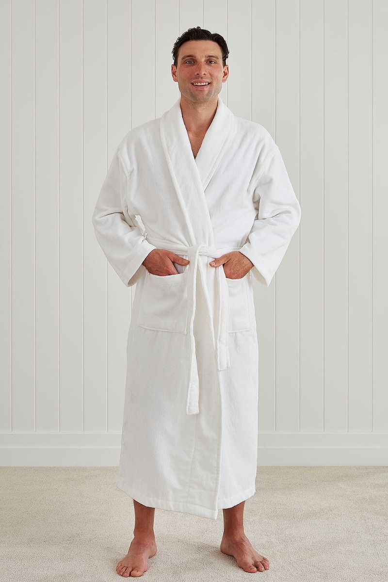 Baksana Hotel Velour Robe - 100% Cotton