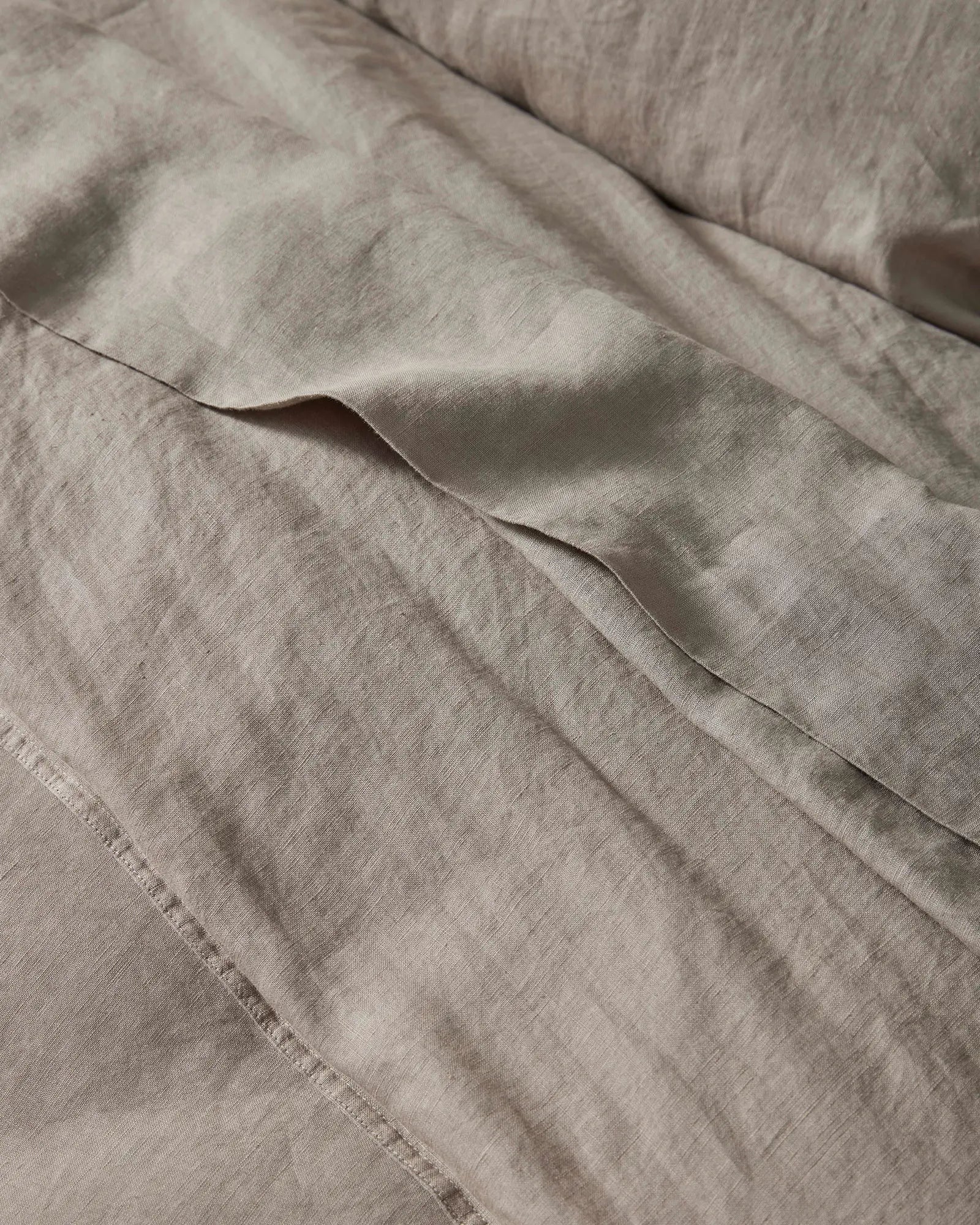 Ravello Flat Sheet Pebble