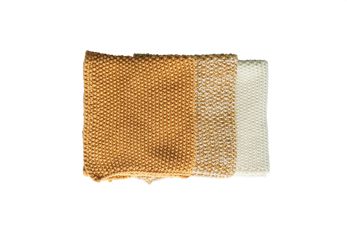 Bianca Lorenne Lavette Ochre Washcloths - Set of Three