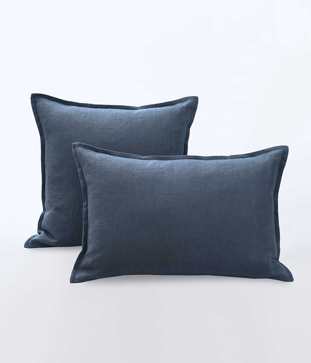Linen Cushion Cover Indigo