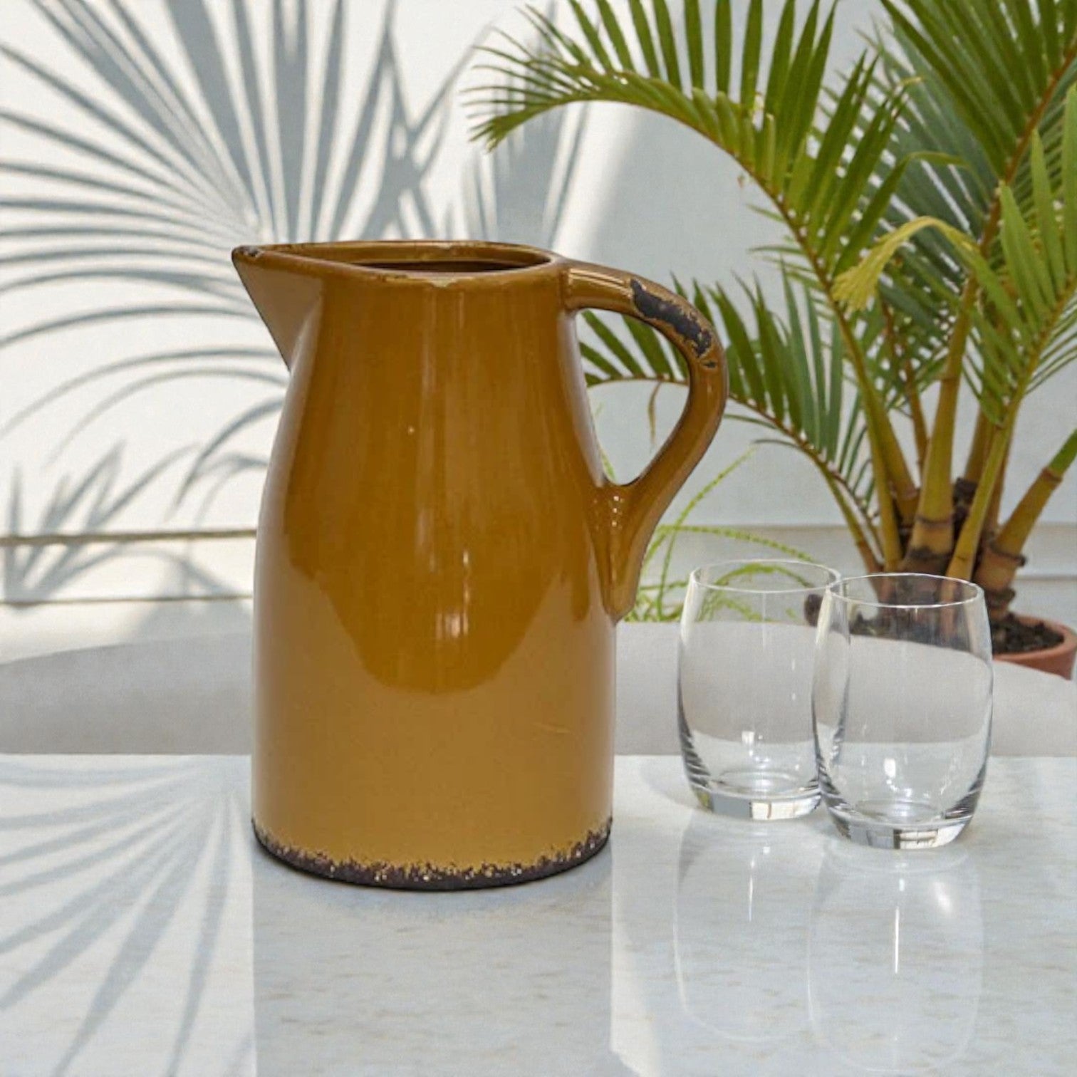 Artisan Florals St Edmunds Jug Mustard - Small