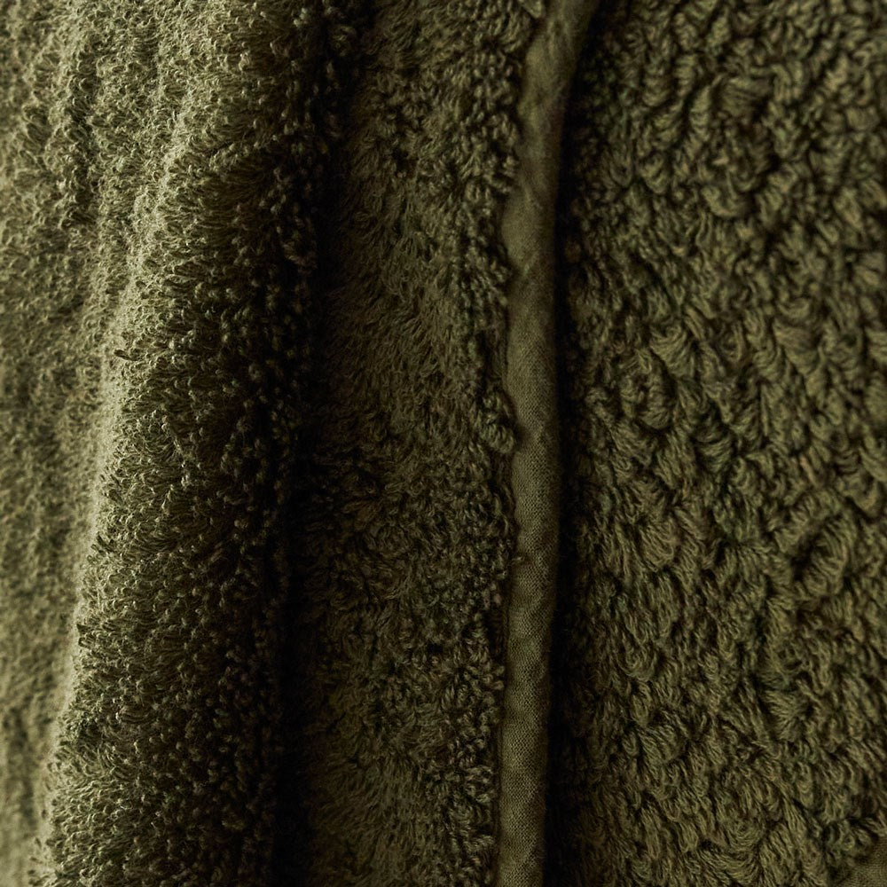 Super Pile Cotton Bathmat - Olive