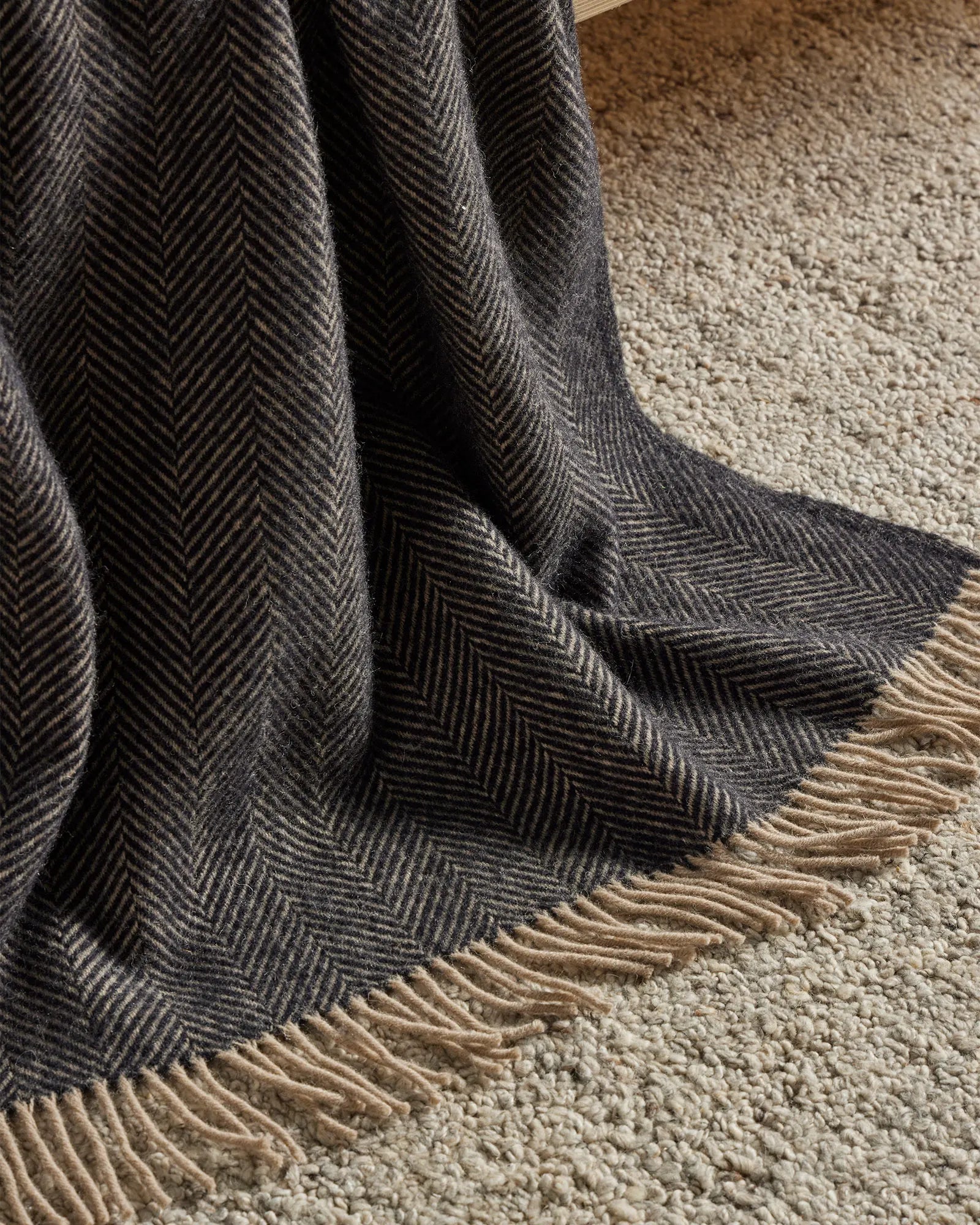 Weave Home Lerwick Wool Throw Blanket Vintage