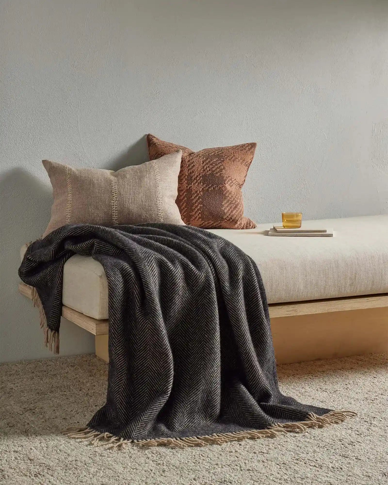 Weave Home Lerwick Wool Throw Blanket Vintage