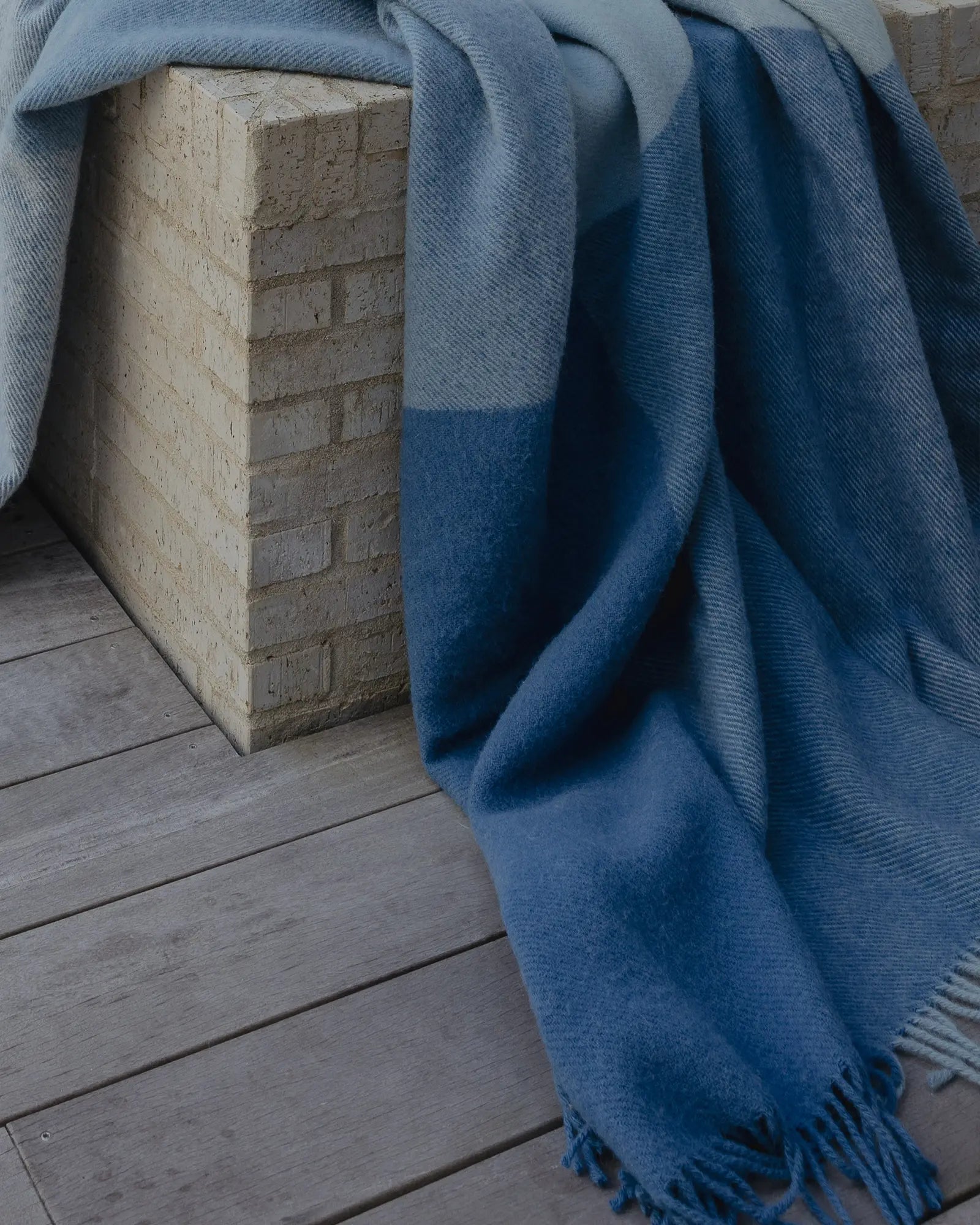 Weave Home Bayswater Breeze Wool Throw Blanket