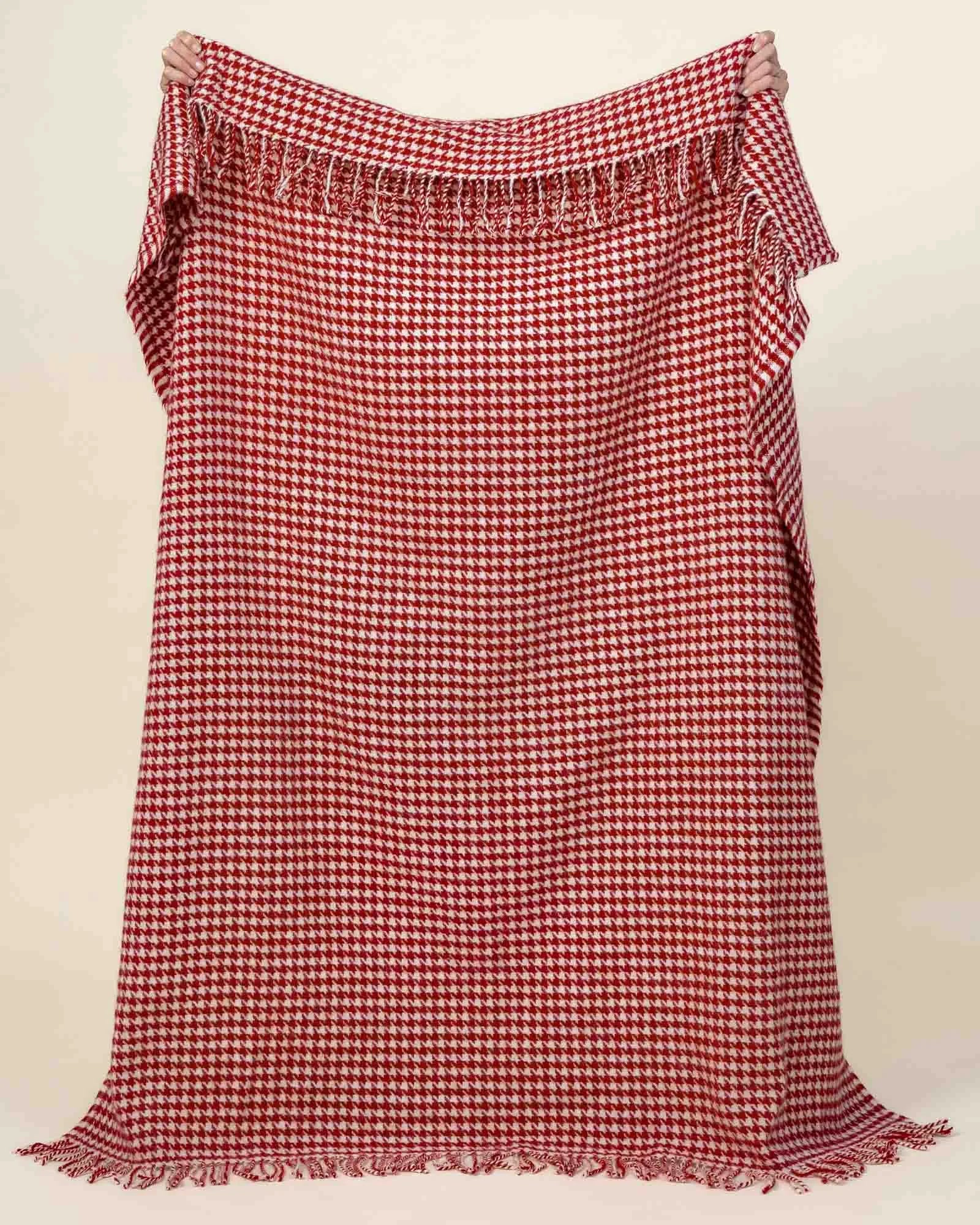 Weave Home Huxter Rouge Wool Throw Blanket