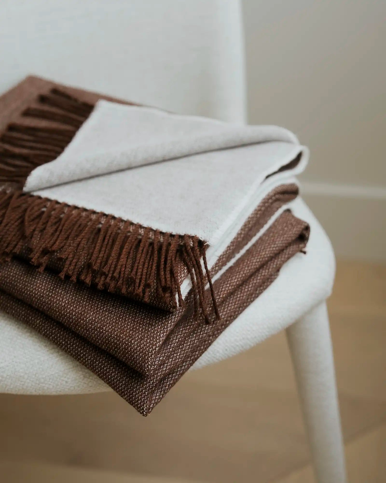 Weave Home Harris Reversible Merino Lambswool Throw