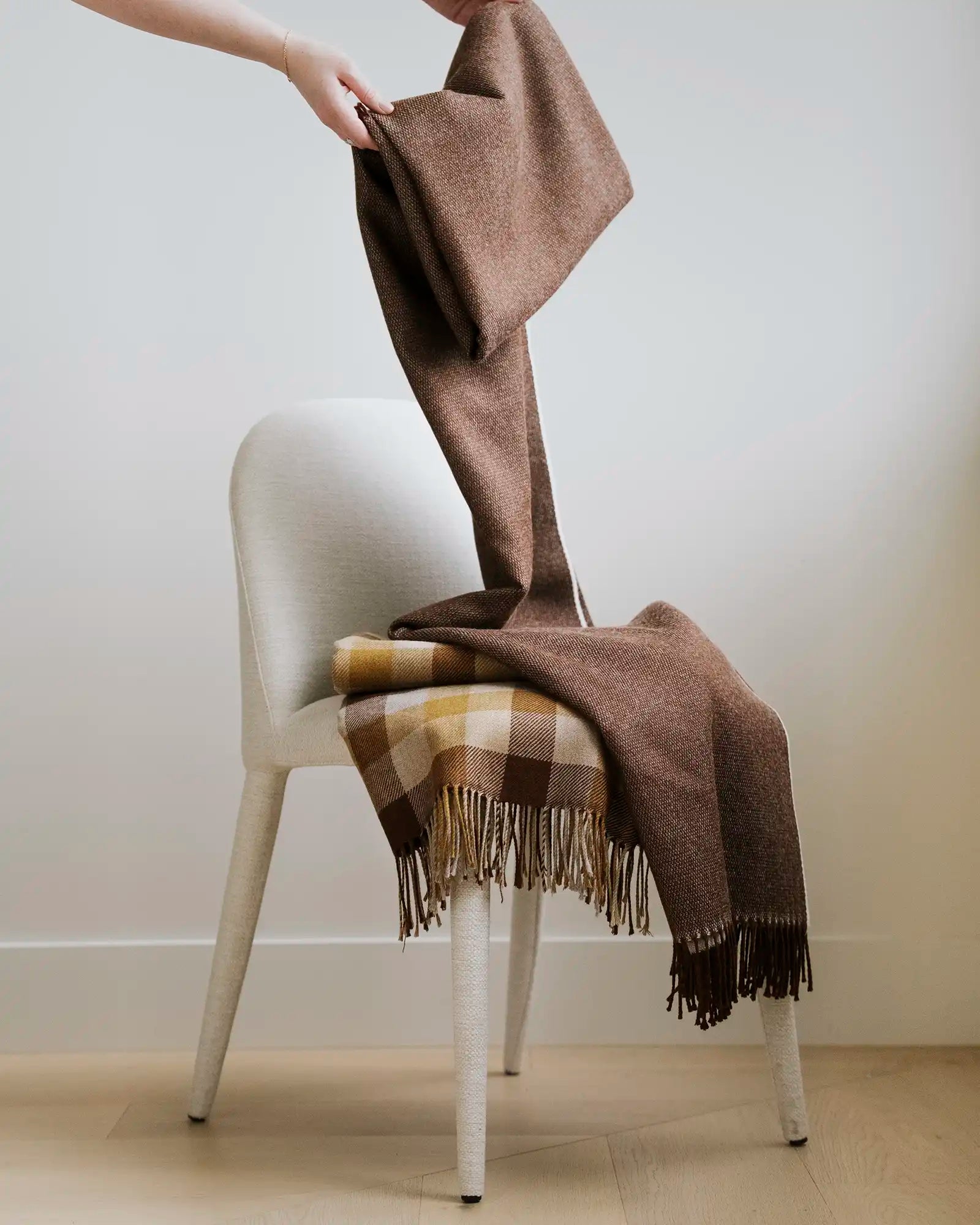 Weave Home Harris Reversible Merino Lambswool Throw