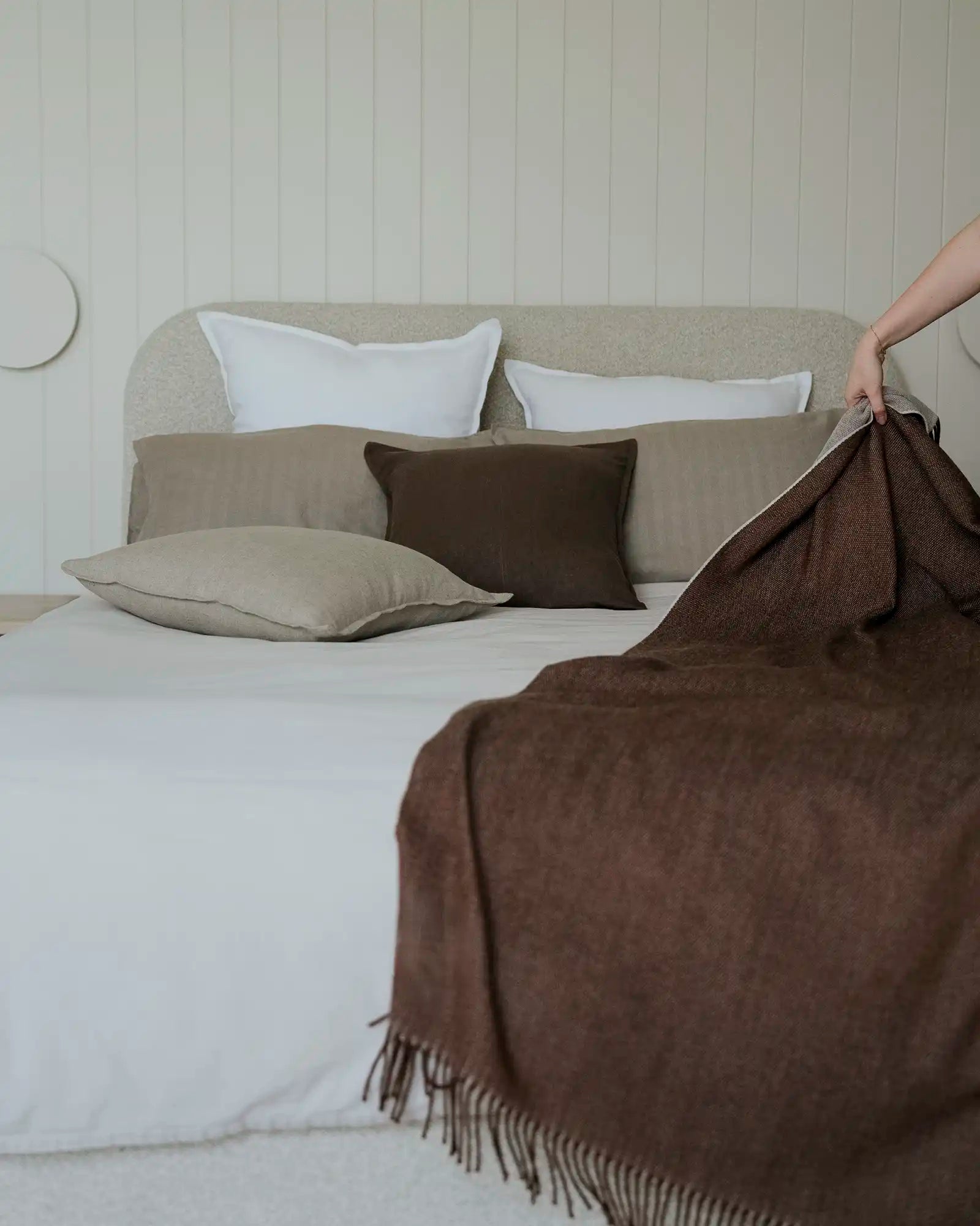 Weave Home Harris Reversible Merino Lambswool Throw