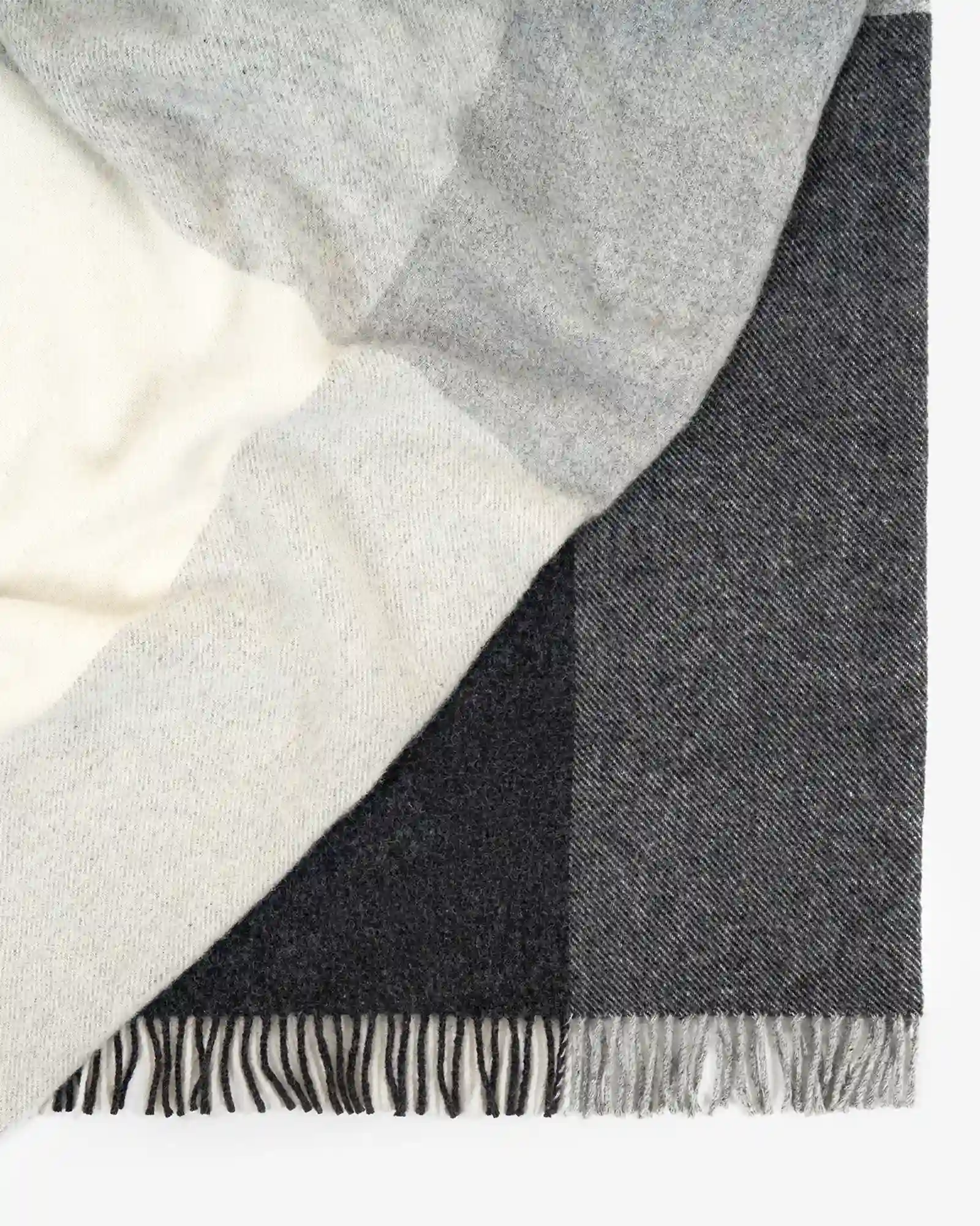 Weave Home Bayswater Wool Throw in Charcoal